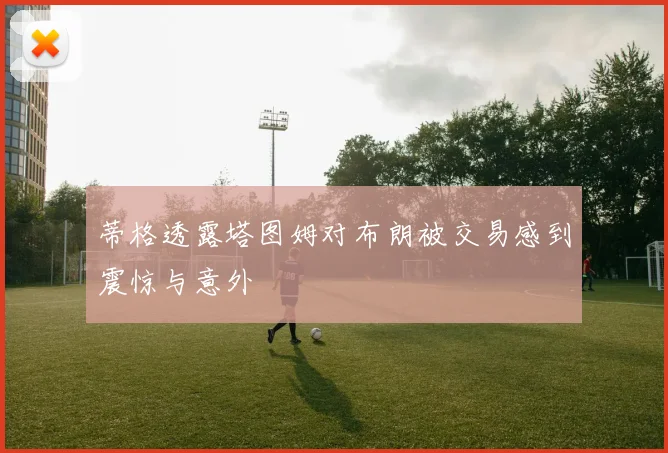 蒂格透露塔图姆对布朗被交易感到震惊与意外